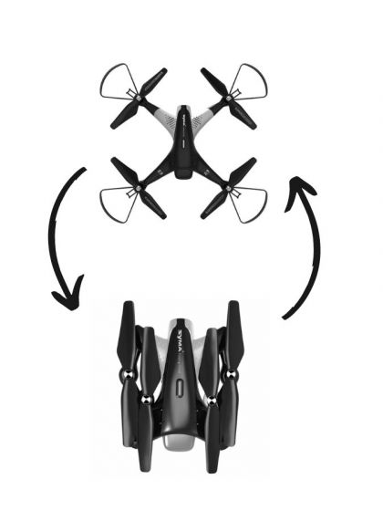 Syma Z3 Drone med HD WiFi kamera 720P - 3D stunts - rækkevidde 80 meter - 32 cm