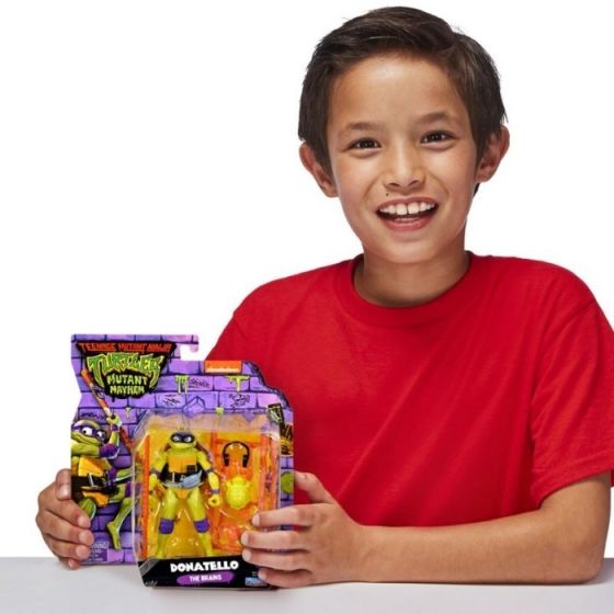 Teenage Mutant Ninja Turtles Mayhem Basic Figures Donatello - figur med legetøjsvåben