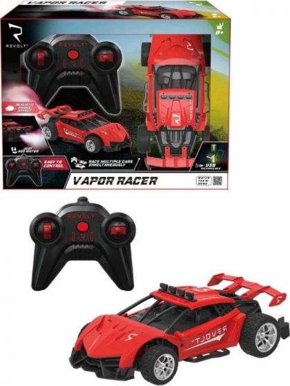 Syma Vapor Racer SM fjernstyret bil med røg- og lyseffekter - rød - 2.4 GHz - 32 cm