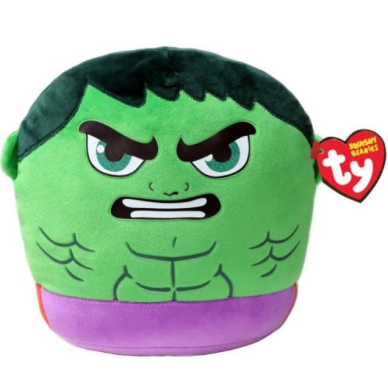 Ty Squish A Boos krammepude 25 cm - Hulk
