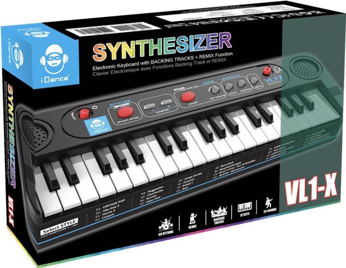 iDance VL1-X synthesizer - elektroniskt mini-keyboard med 37 tangenter