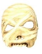 Halloweenmaske til voksen - mummie