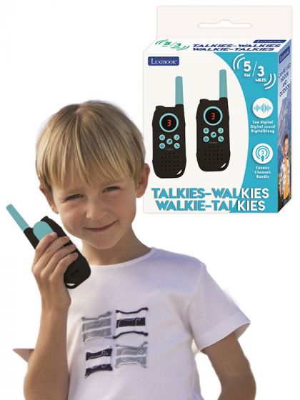 Lexibook Walkie talkies - räckvidd 5 km - digitalt ljud och LED-skärm