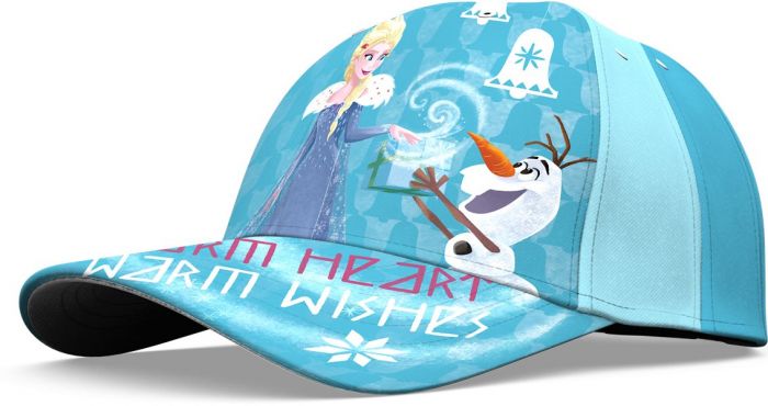 Disney Frozen caps i bomull 52 cm - Elsa og Olaf