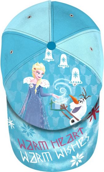 Disney Frozen caps i bomull 54 cm - Elsa og Olaf