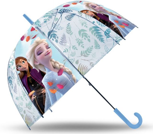 Disney Frozen paraply - gjennomsiktig - 48 cm