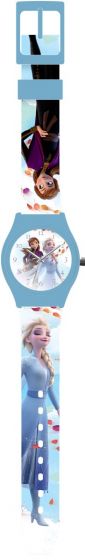 Disney Frozen analog klocka - armbandsur med klocklåda i metall
