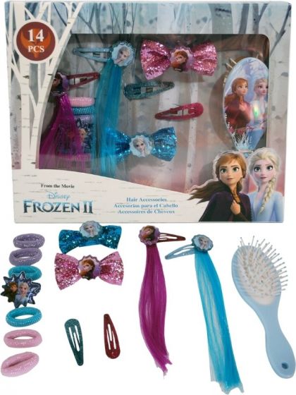 Disney Frozen børste og hårpynt - 14 deler
