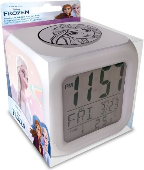 Disney Frozen digital klokke med alarm - 8 cm