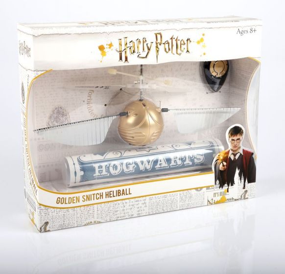 Harry Potter Golden Snitch Heliball - flyvende gullsnopp som du kontrollerer med hendene - 22 cm