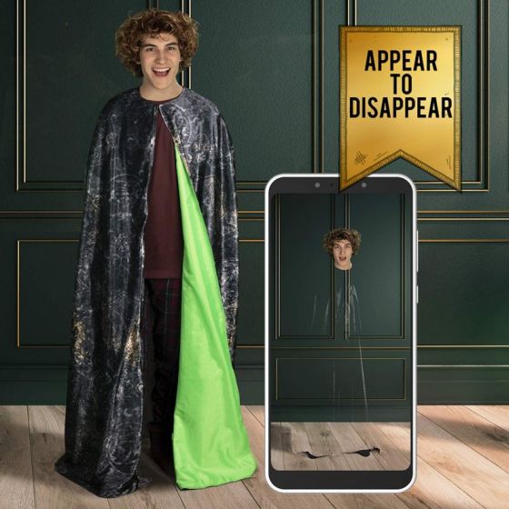 Harry Potter Junior Invisibility Cloak - usynlighetskappe som får deg til å forsvinne - med app