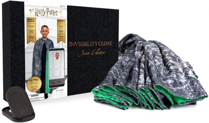 Harry Potter Junior Invisibility Cloak - usynlighetskappe som får deg til å forsvinne - med app