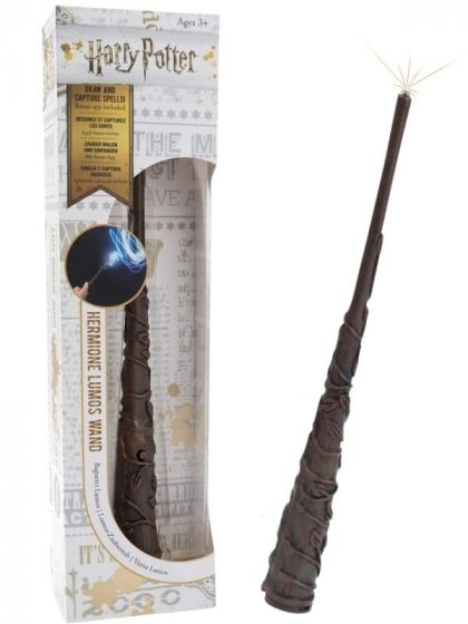 Harry Potter Lumos Wand Hermione - Hermines tryllestav med lys - 18 cm