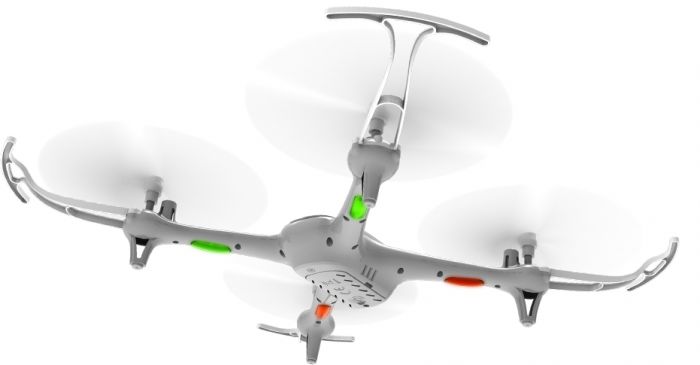 Syma X15A drone med loop og hovering-funksjon - 3,7V oppladbart batteri med USB - hvit