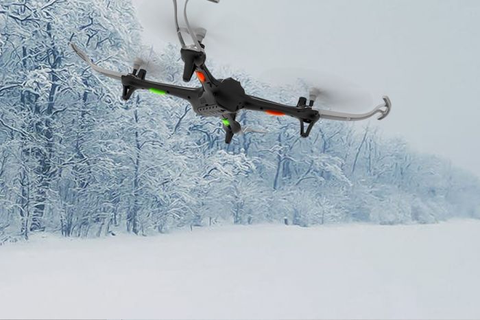 Syma X15A drone med loop og hovering funksjon - 3,7V oppladbart batteri med USB - Svart