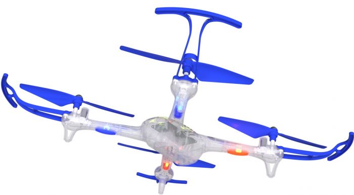 Syma X15T drone med flerfarget lys og nattmodus - stuntdrone med oppladbart batteri