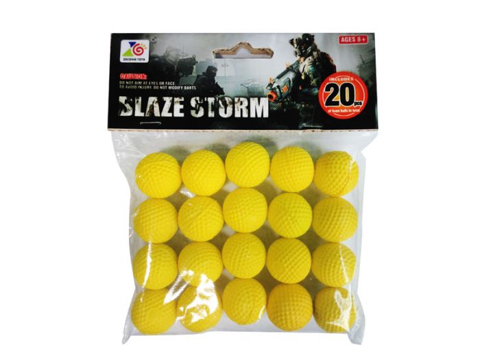 Blaze Storm foam balls refill - 20 st