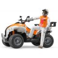Bruder ATV firhjuling med sjåfør - 63000