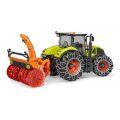 Bruder Claas Axion 950 traktor med snökedjor och snöslunga - 03017