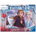 Ravensburger Disney Frozen gulvpuslespill 24 store brikker - Elsa, Anna og Olaf