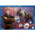 Ravensburger Disney Frozen puslespil 2x24 brikker - Anna, Elsa og Olaf - Kristoff, Sven og Olaf