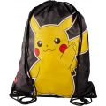 Pokemon gymnastikpose 35x45 cm - sort med Pikachu