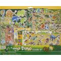 Mega Dino klistermærkesæt - 500 dinosaur-klistermærker