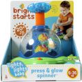 Bright Starts Press and Glow spinner - snurrebass med lys og lyd