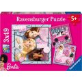 Ravensburger Barbie Puslespil 3x49 brikker - Barbie Girl