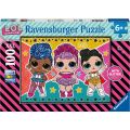 Ravensburger pussel 100 bitar -  LOL glitter
