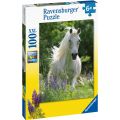 Ravensburger pussel 100 bitar - vit häst