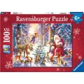 Ravensburger XXL puslespill 100 brikker - jul i skogen