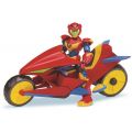 Power Players Axel's Motorcykel med Axel - actionfigur och fordon