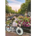 Ravensburger puslespil 1000 brikker - Cykel Amsterdam om foråret