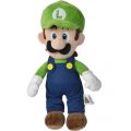Super Mario Luigi bamse med selebukse og bart - 30 cm