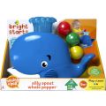 Bright Starts Silly Spout aktivitetsleke - hval med 3 baller - med lyd og lys