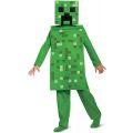 Minecraft Classic kostyme Small - 4-6 år - Creeper Jumpsuit med maske