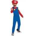 Nintendo Super Mario kostyme Medium - 7-8 år - Mario heldrakt med hatt