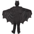 Batman Deluxe kostyme 5-7 år - Heldrakt med muskler, kappe med hette og maske 