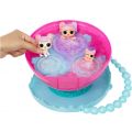 LOL Surprise Bubble Surprise Deluxe - bubbelbad med 3 dockor och tillbehör - rosa