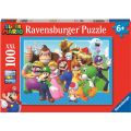 Ravensburger pussel 100 bitar - Super Mario