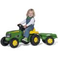 Rolly Toys rollyKid: John Deere traktor med anhænger - fra 2-5 år