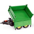 Rolly Toys rollyMega: Grøn anhænger med sidetip- og bagklap til pedaltraktor