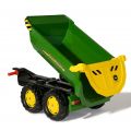 Rolly Toys rollyHalfpipe: John Deere släpvagn med tippfunktion - till tramptraktor