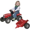 Rolly Toys rollyKid: Massey Ferguson traktor med anhænger - fra 2-5 år