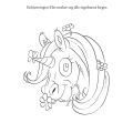 Målarbok med enhörningar - motiv av Lena Furberg - 24 sidor