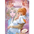 Disney Frozen målarbok med klistermärken - Elsa, Anna och Olof