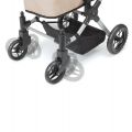 Skrållan Premium Kombi justerbar dukkevogn med dreibare forhjul - passer til dukke opptil 45 cm
