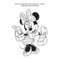 Disney Minni Mus malebok med klistremerker - 32 sider
