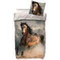 Hest sengesett i bomull - 140x200 cm - norsk størrelse